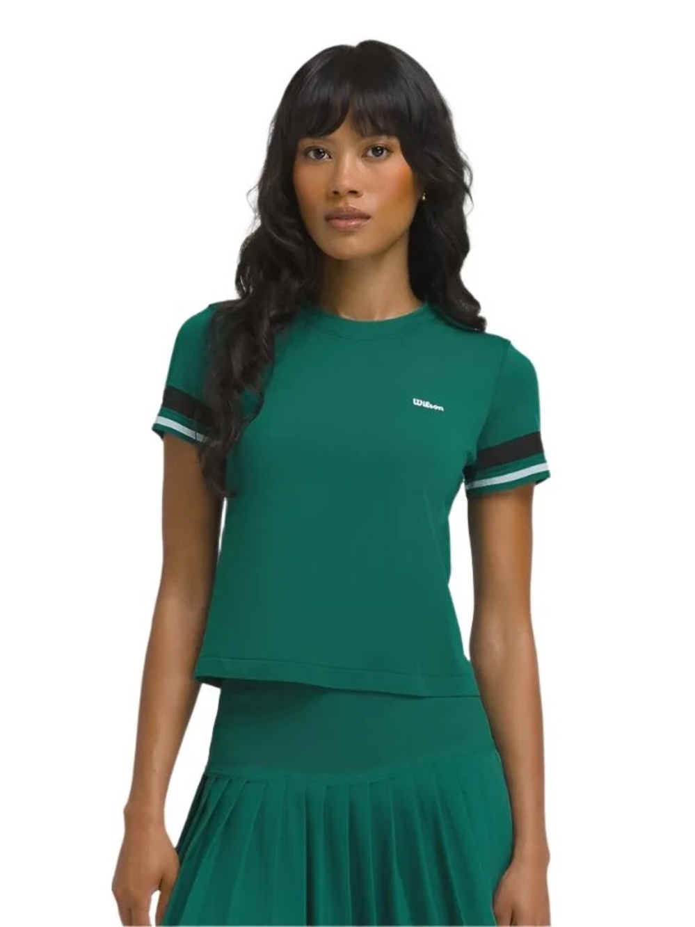 Wilson Ladies Brooklyn Seamless Tee - Club Green